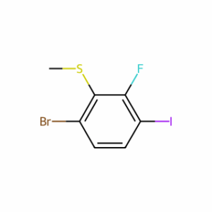 (6-Bromo-2-fluoro-3-iodophenyl)(methyl)sulfane
