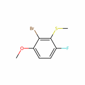 (2-Bromo-6-fluoro-3-methoxyphenyl)(methyl)sulfane