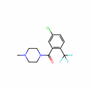 (5-Chloro-2-(trifluoromethyl)phenyl)(4-methylpiperazin-1-yl)methanone