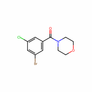 (3-Bromo-5-chlorophenyl)(morpholino)methanone