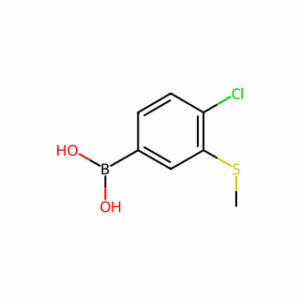 (4-Chloro-3-(methylthio)phenyl)boronic acid