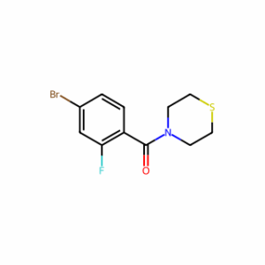 (4-Bromo-2-fluorophenyl)(thiomorpholino)methanone