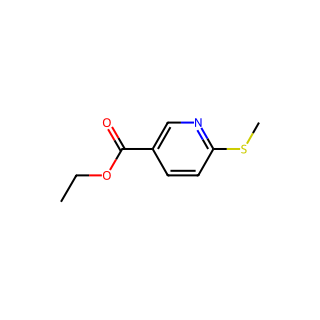 Ethyl 6-(methylsulfanyl)pyridine-3-carboxylate