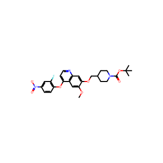 tert-Butyl 4-(((4-(2-fluoro-4-nitrophenoxy)-6-methoxyquinolin-7-yl)oxy)methyl)piperidine-1-carboxylate