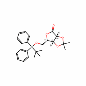 (3aR,6R,6aR)-6-(((tert-butyldiphenylsilyl)oxy)methyl)-2,2-dimethyldihydrofuro[3,4-d][1,3]dioxol-4(3aH)-one