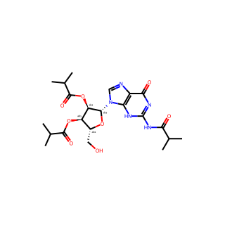 (2R,3R,4R,5R)-2-(Hydroxymethyl)-5-(2-isobutyramido-6-oxo-3,6-dihydro-9H-purin-9-yl)tetrahydrofuran-3,4-diyl bis(2-methylpropanoate)