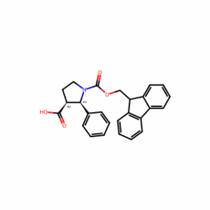 (2R,3S)-1-(((9H-Fluoren-9-yl)methoxy)carbonyl)-2-phenylpyrrolidine-3-carboxylic acid