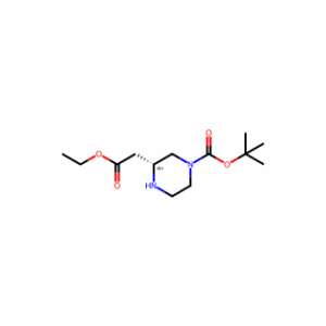 tert-Butyl (R)-3-(2-ethoxy-2-oxoethyl)piperazine-1-carboxylate