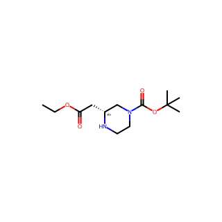 tert-Butyl (R)-3-(2-ethoxy-2-oxoethyl)piperazine-1-carboxylate