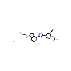 (S)-5-(3-(1-((2-Hydroxyethyl)amino)-2,3-dihydro-1H-inden-4-yl)-1,2,4-oxadiazol-5-yl)-2-isopropoxybenzonitrile hydrochloride