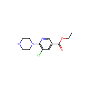 Ethyl 5-chloro-6-(piperazin-1-yl)nicotinate
