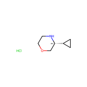 (3R)-3-cyclopropylmorpholine;hydrochloride