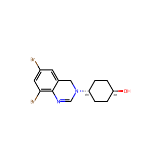 trans-4-(6,8-Dibromoquinazolin-3(4H)-yl)cyclohexan-1-ol