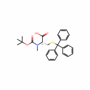 (R)-2-((tert-Butoxycarbonyl)(methyl)amino)-3-(tritylthio)propanoic acid