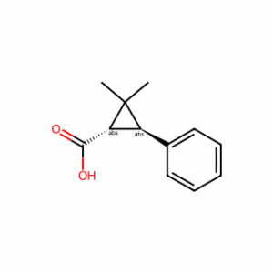 (1S,3S)-2,2-dimethyl-3-phenylcyclopropane-1-carboxylic acid