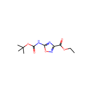 Ethyl 5-((tert-butoxycarbonyl)amino)-1,2,4-oxadiazole-3-carboxylate