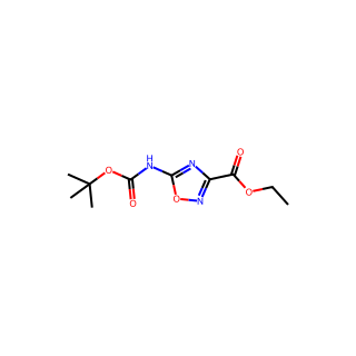 Ethyl 5-((tert-butoxycarbonyl)amino)-1,2,4-oxadiazole-3-carboxylate