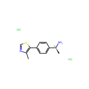 (S)-1-(4-(4-Methylthiazol-5-yl)phenyl)ethan-1-amine dihydrochloride