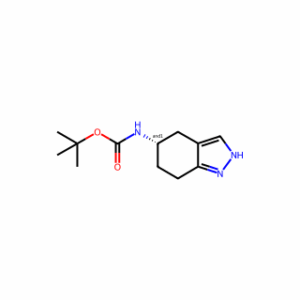(+)-tert-Butyl (4,5,6,7-tetrahydro-2H-indazol-5-yl)carbamate