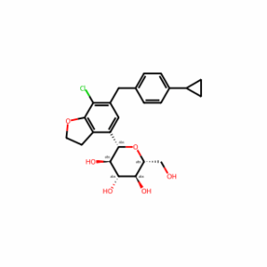 (2S,3R,4R,5S,6R)-2-(7-Chloro-6-(4-cyclopropylbenzyl)-2,3-dihydrobenzofuran-4-yl)-6-(hydroxymethyl)tetrahydro-2H-pyran-3,4,5-triol