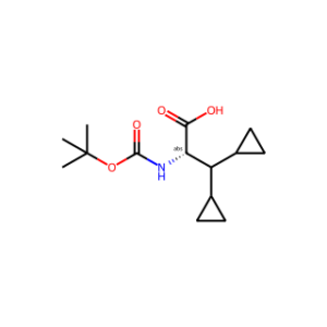 (S)-2-((Tert-Butoxycarbonyl)Amino)-3,3-Dicyclopropylpropanoic Acid