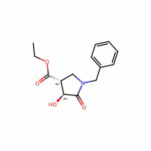 (3R,4S)-ethyl 1-benzyl-4-hydroxy-5-oxopyrrolidine-3- Carboxylate