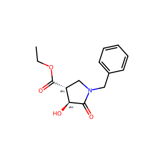 (3R,4S)-ethyl 1-benzyl-4-hydroxy-5-oxopyrrolidine-3- Carboxylate