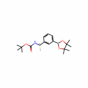 TERT-BUTYL (S)-(1-(3-(4,4,5,5-TETRAMETHYL-1,3,2-DIOXABOROLAN-2-YL)PHENYL)ETHYL)CARBAMATE