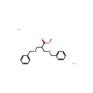 methyl 3-(benzylamino)-2-((benzylamino)methyl)propanoate dihydrochloride