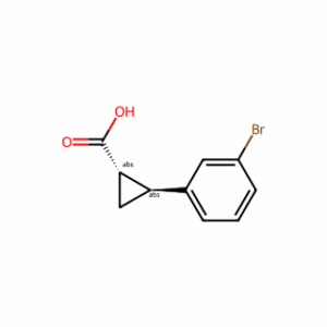 (1S,2S)-2-(3-bromophenyl)cyclopropanecarboxylic acid