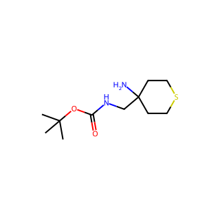 tert-Butyl ((4-aminotetrahydro-2H-thiopyran-4-yl)methyl)carbamate