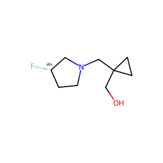 (S)-(1-((3-Fluoropyrrolidin-1-yl)methyl)cyclopropyl)methanol