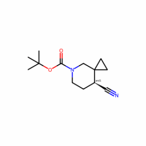 tert-butyl 8-cyano-5-azaspiro[2.5]octane-5-carboxylate