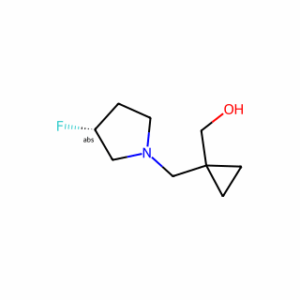 (R)-(1-((3-Fluoropyrrolidin-1-yl)methyl)cyclopropyl)methanol