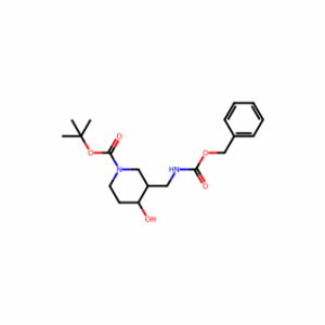 tert-butyl 3-(benzyloxycarbonylaminomethyl)-4-hydroxy-piperidine-1-carboxylate