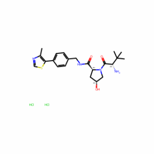 (2S,4S)-1-((S)-2-Amino-3,3-dimethylbutanoyl)-4-hydroxy-N-(4-(4-methylthiazol-5-yl)benzyl)pyrrolidine-2-carboxamide dihydrochloride