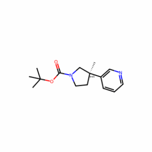 tert-Butyl 3-methyl-3-(pyridin-3-yl)pyrrolidine-1-carboxylate