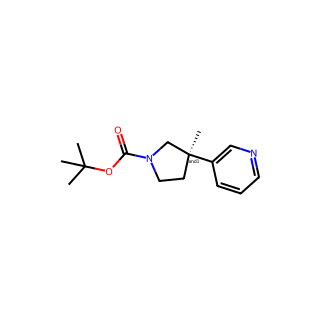 tert-Butyl 3-methyl-3-(pyridin-3-yl)pyrrolidine-1-carboxylate