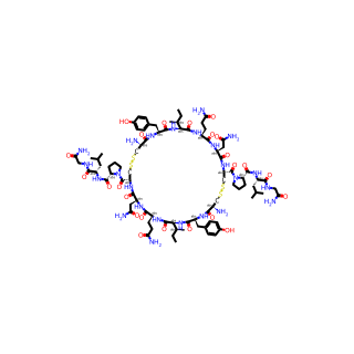 Oxytocin antiparallel dimer