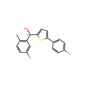 (5-(4-Fluorophenyl)thiophen-2-yl)(5-iodo-2-methylphenyl)methanol