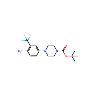 tert-butyl 4-(4-amino-3-(trifluoromethyl)phenyl)piperazine-1-carboxylate