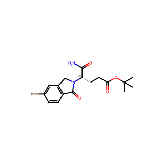 tert-Butyl (S)-5-amino-4-(5-bromo-1-oxoisoindolin-2-yl)-5-oxopentanoate