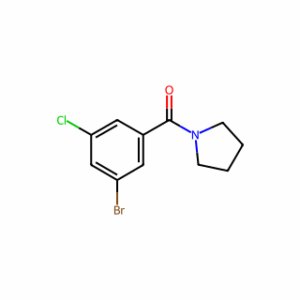 (3-bromo-5-chlorophenyl)(pyrrolidin-1-yl)methanone