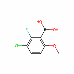 (3-chloro-2-fluoro-6-methoxyphenyl)boronic acid
