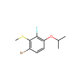 (6-Bromo-2-fluoro-3-isopropoxyphenyl)(methyl)sulfane
