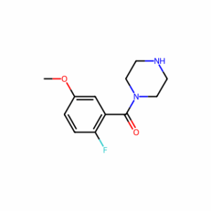 (2-Fluoro-5-methoxyphenyl)(piperazin-1-yl)methanone