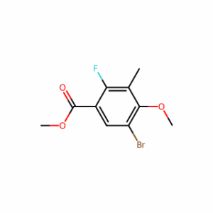 Methyl 5-bromo-2-fluoro-4-methoxy-3-methylbenzoate
