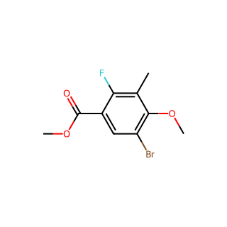 Methyl 5-bromo-2-fluoro-4-methoxy-3-methylbenzoate