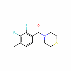 (2,3-difluoro-4-methylphenyl)(thiomorpholino)methanone