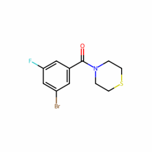(3-Bromo-5-fluorophenyl)(thiomorpholino)methanone
